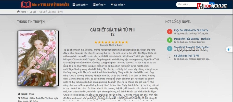 wordpress,web truyện,website chuẩn SEO